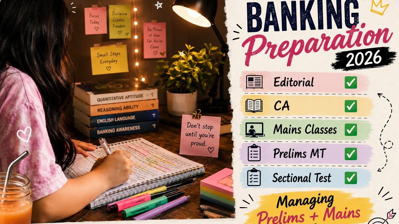 Managing prelims + mains together 🌺🌻🧿#bankaspirant #consistency #Sbipo #studyvlog #studywithme