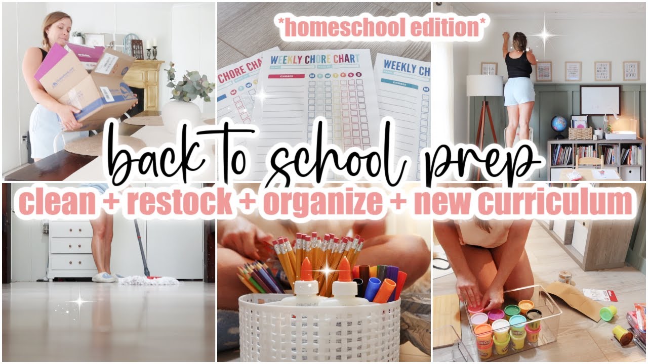 ✏️ 2024 BACK TO SCHOOL PREP // cleaning motivation + organization + restocking