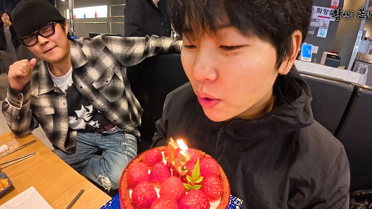 박터지게 싸우고 생일날 양꼬치 200,000원치 먹방 (feat.홍또기) 