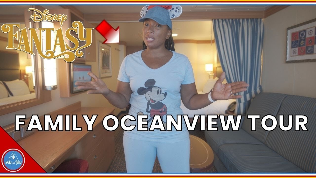 We Toured Our Oceanview Room on Disney
