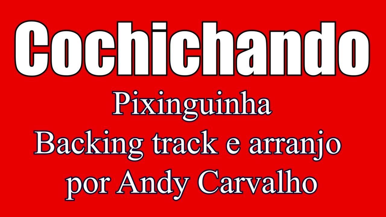 Cochichando - Backing track