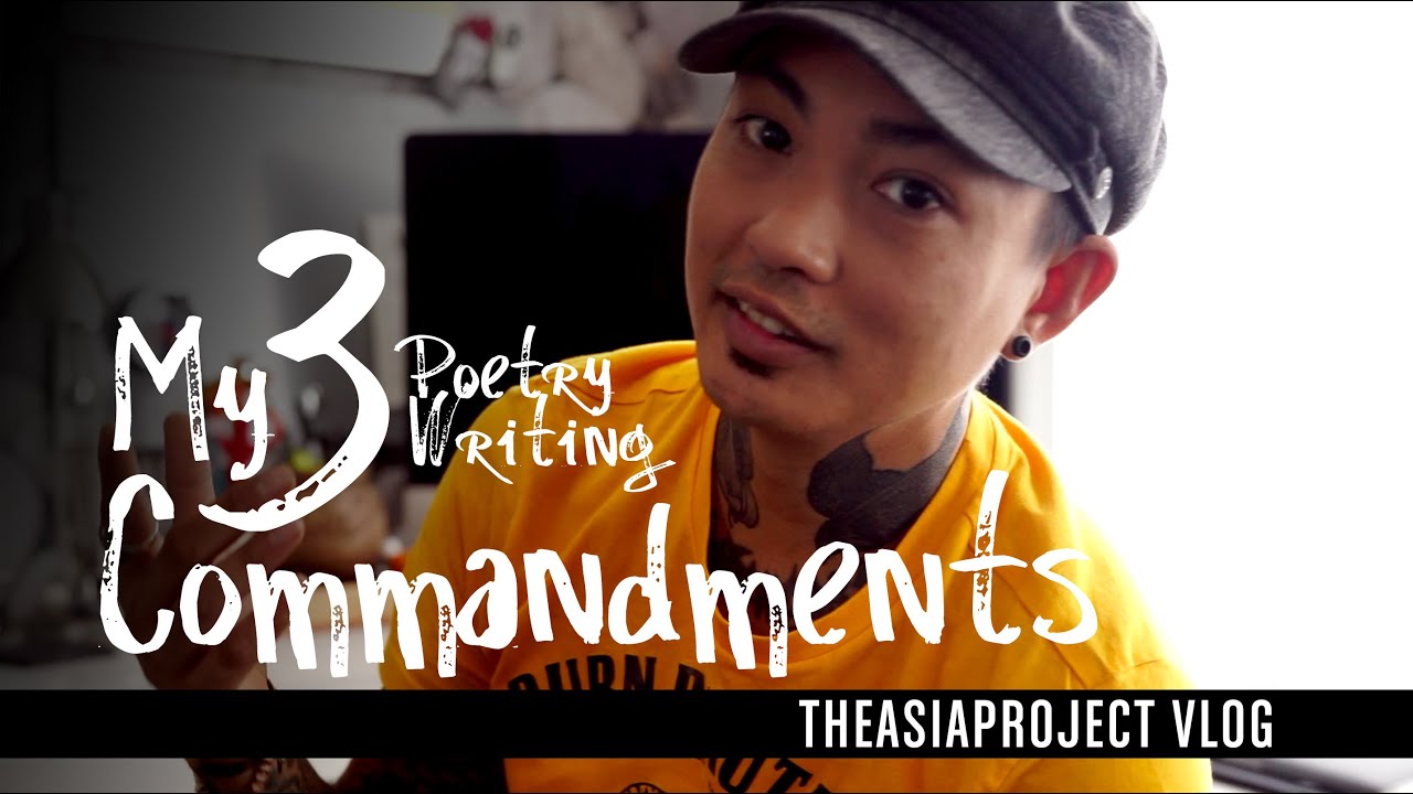 My 3 Poetry Writing Commandments!