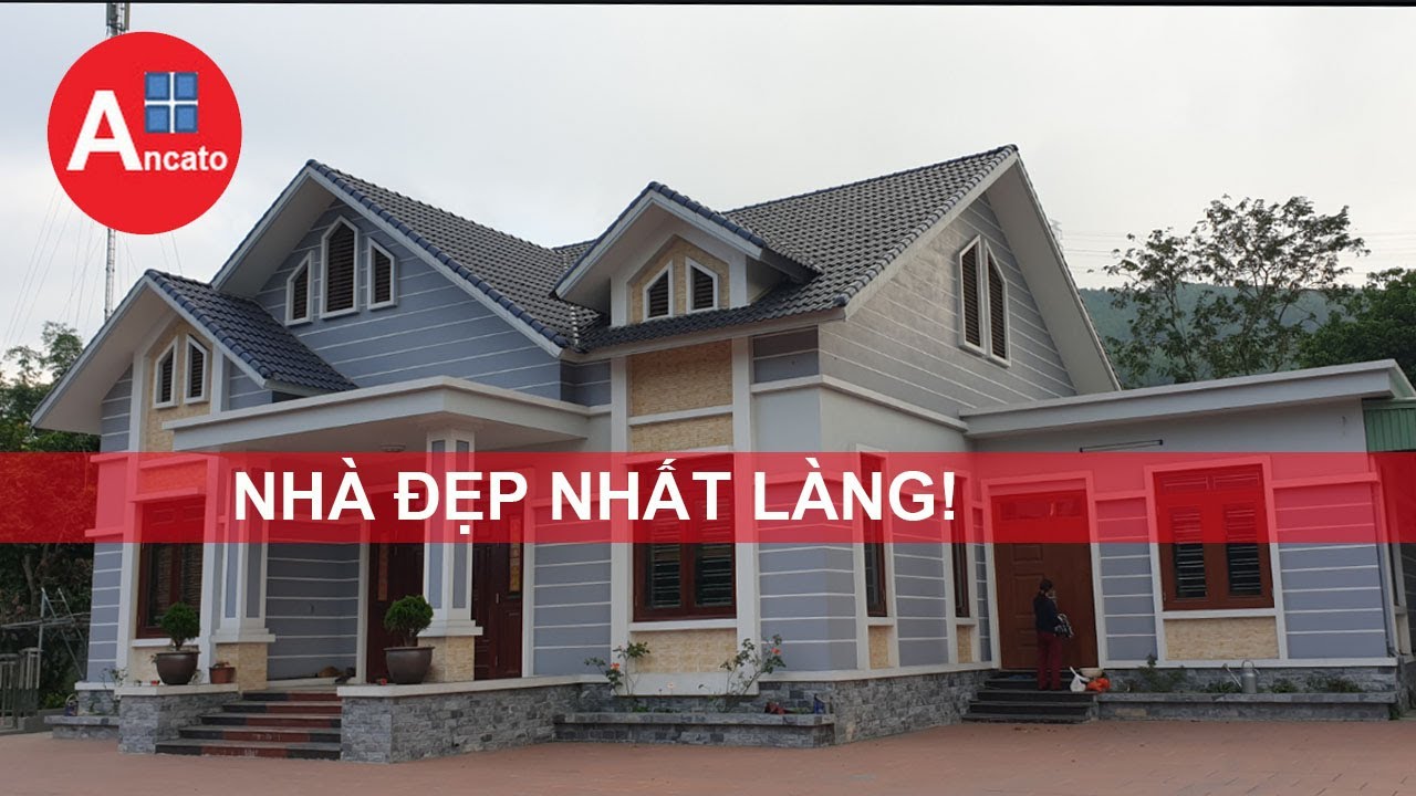 NHÀ ĐẸP | Mẫu Biệt Thự Nhà Vườn Đẹp Đáng Sống Nhất Có Hồ Bơi Và Không Gian Nội Thất Đẹp | Ancato