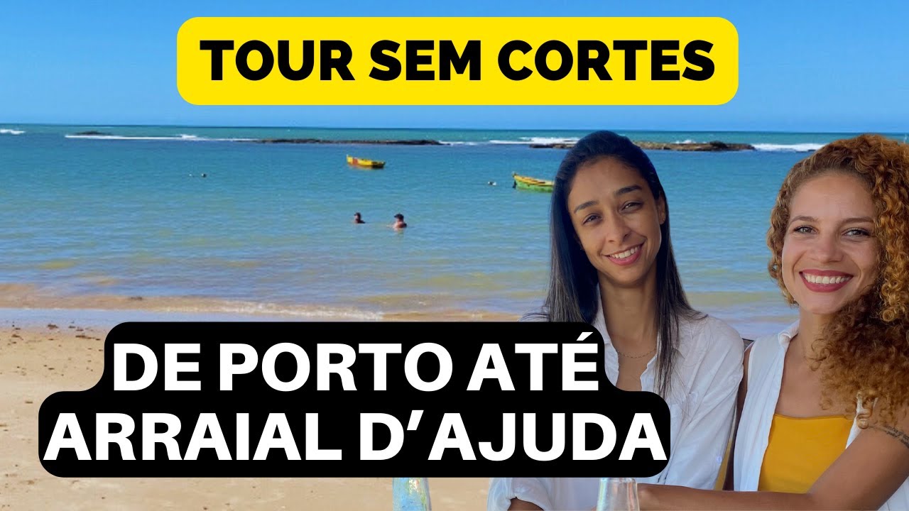 COMO CHEGAR EM ARRAIAL D'AJUDA SAINDO DO AEROPORTO PORTO SEGURO | TRAVESSIA DE BALSA | PRAIAS