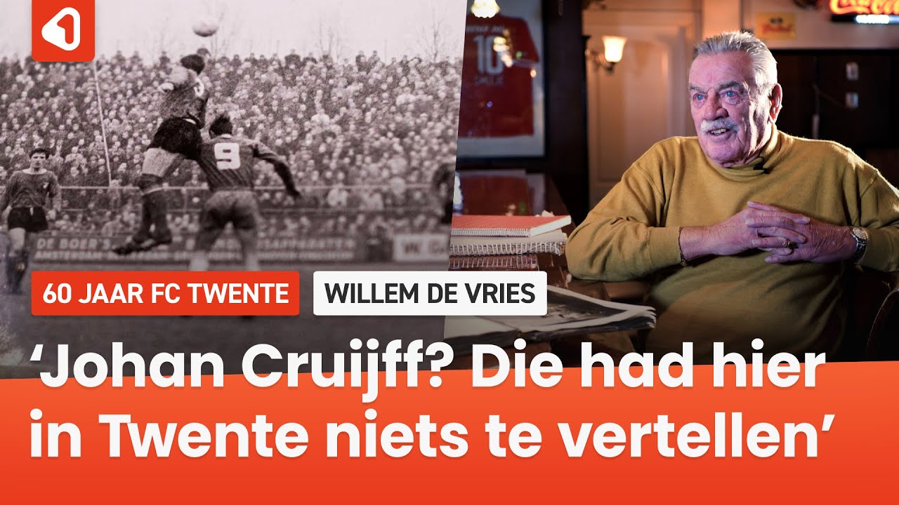 De eerste contractspeler Willem de Vries | 60 jaar FC Twente