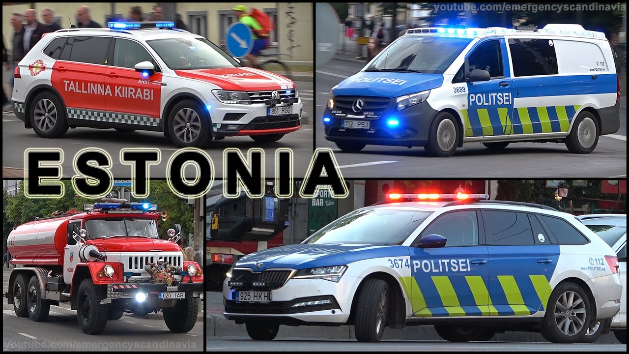 [Estonia] Police, Ambulance and Fire Department responding