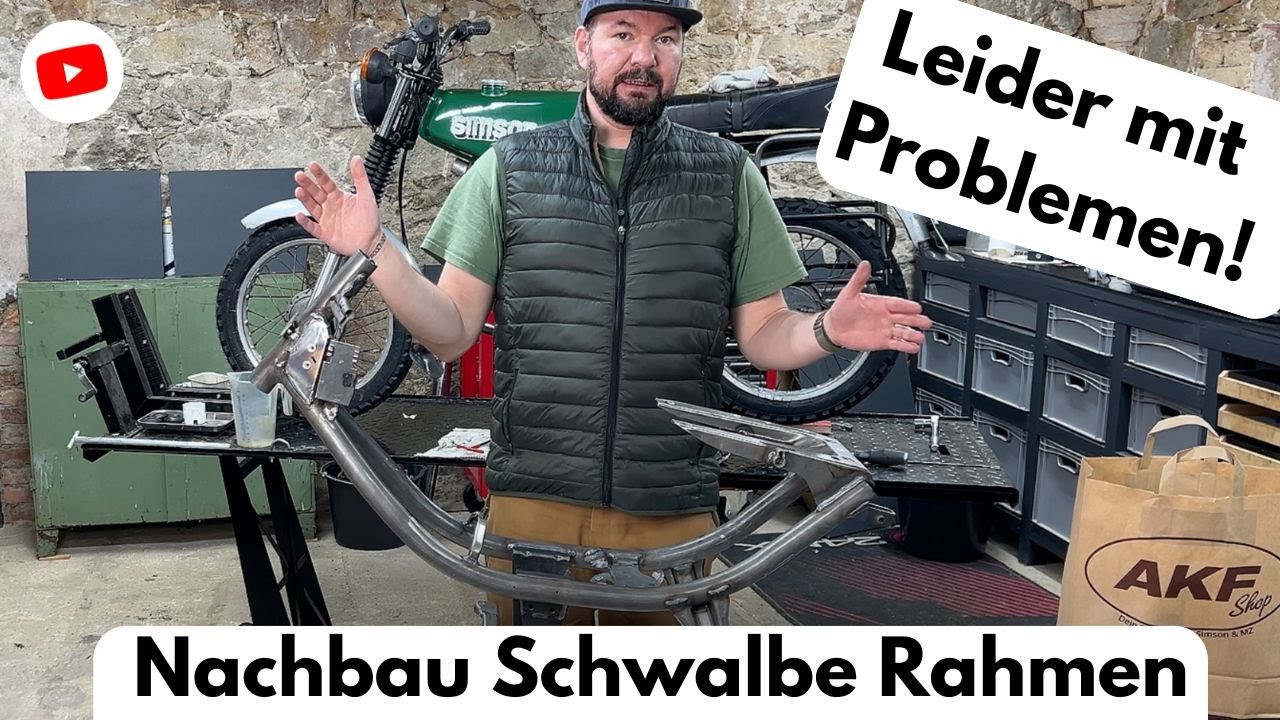 Simson Schwalbe Nachbau Rahmen Wesoma / AKF