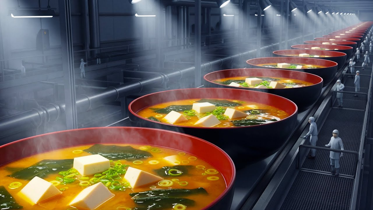 Inside the Billion Dollar Miso Factory - The Freeze-Drying Process (Full Process)