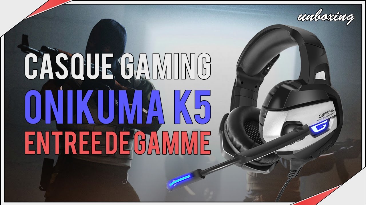 Unboxing | Onikuma K5 - Micro Casque Gaming à 25€ !!!