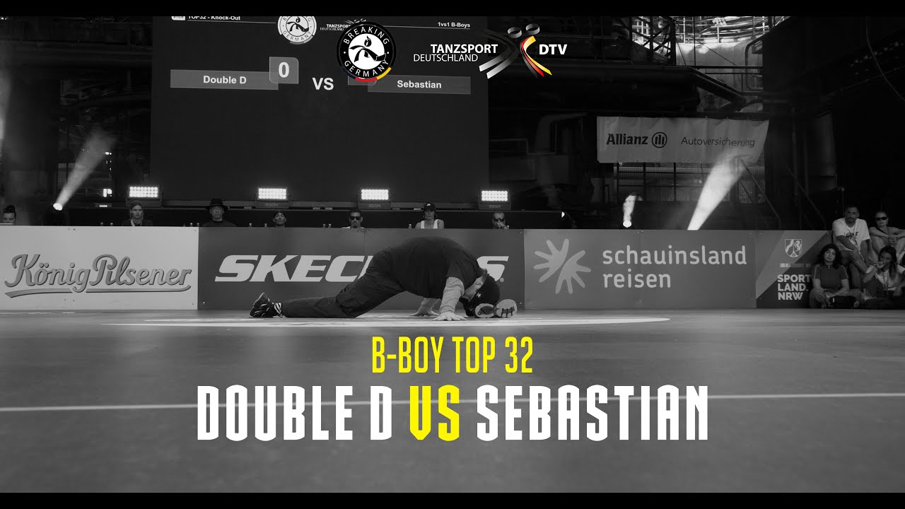 Die Finals 2023: Double D vs Sebastian | B-BOY TOP 32 | GERMAN BREAKING CHAMPIONSHIP