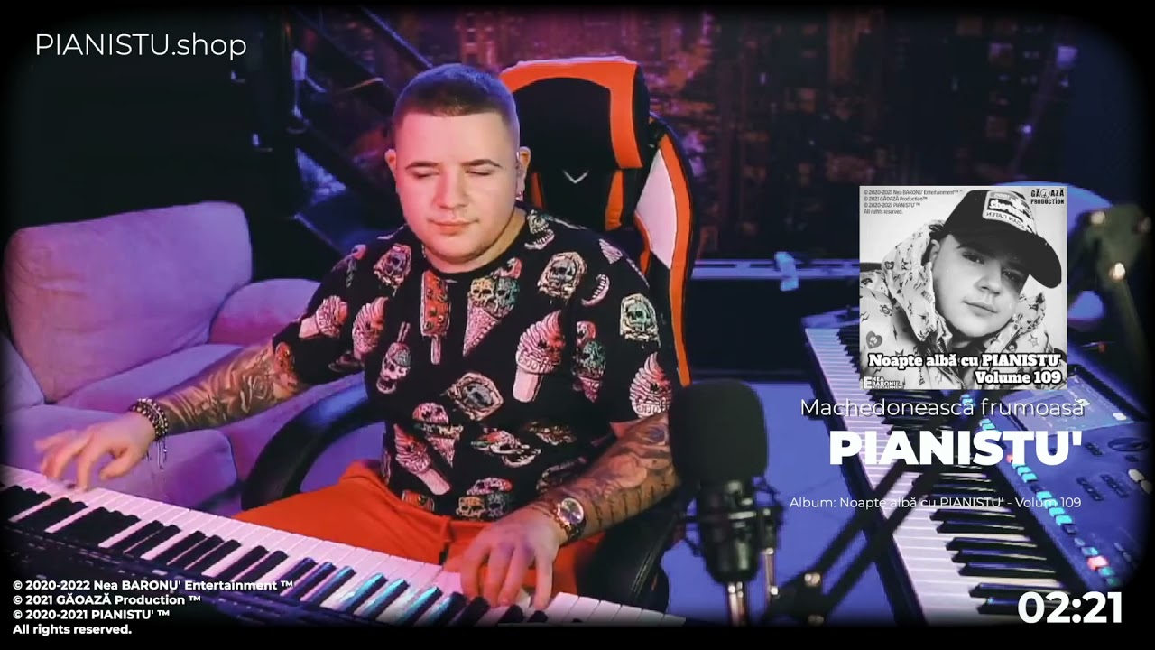 PIANISTU' - Machedonească frumoasă 👉 LIVE 👈