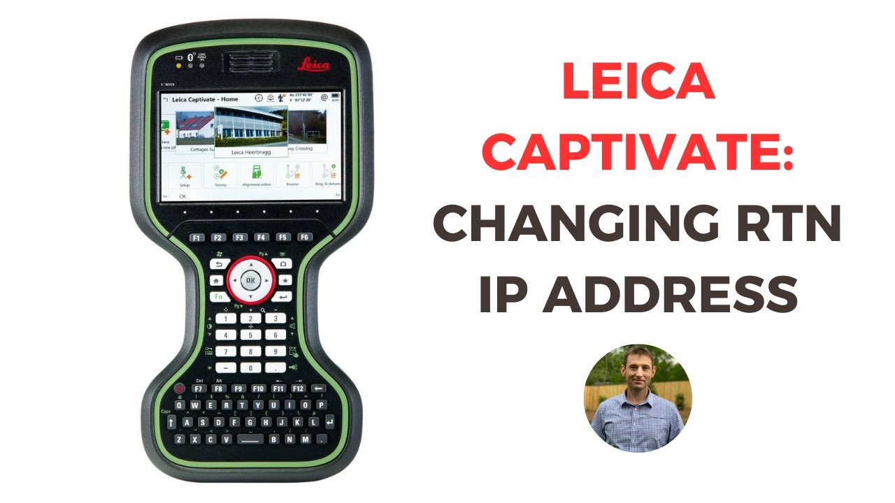 Leica Captivate - Changing RTN IP Address