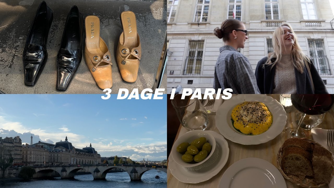PARIS VLOG: shopping, god mad og hygge!!