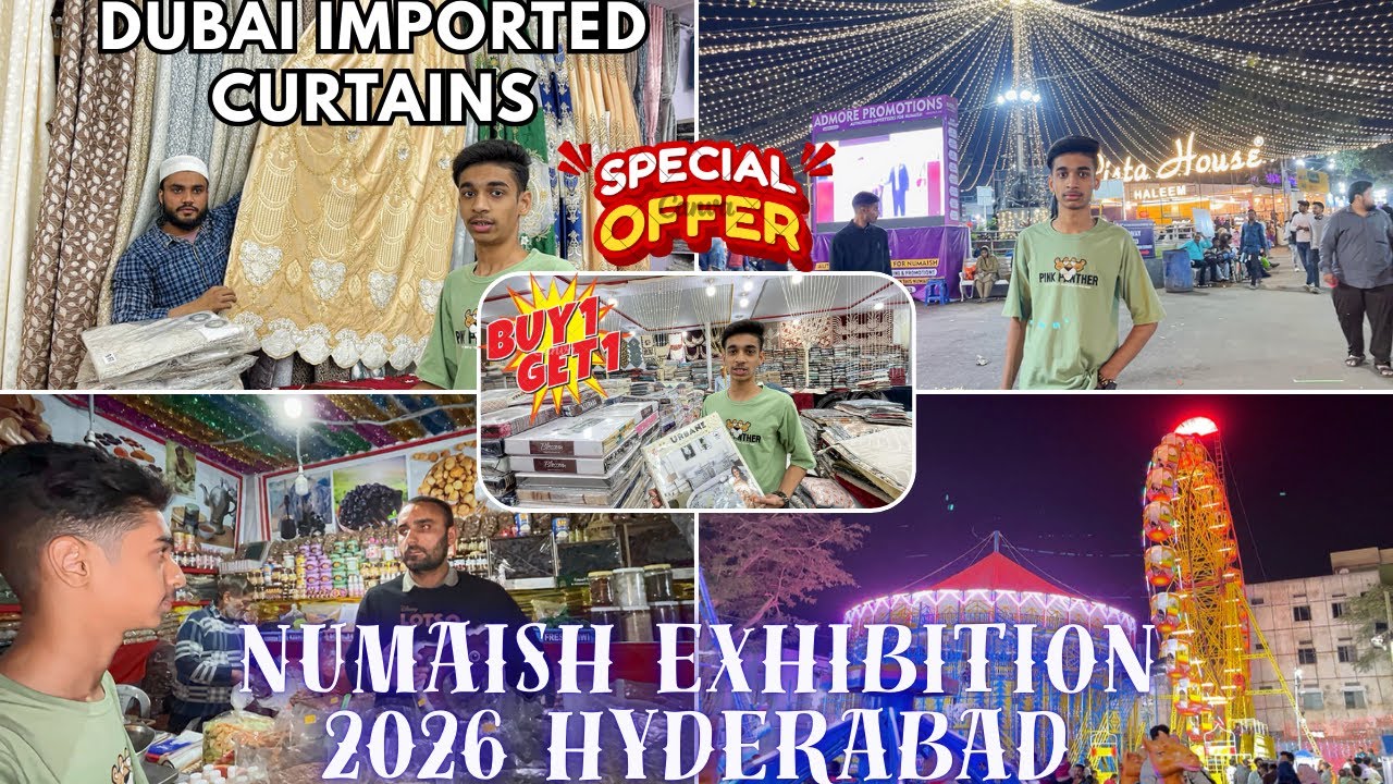 Numaish Exhibition 2026 Hyderabad| Exhibition Best Offers Ladies shopping😍|New Stalls Tour