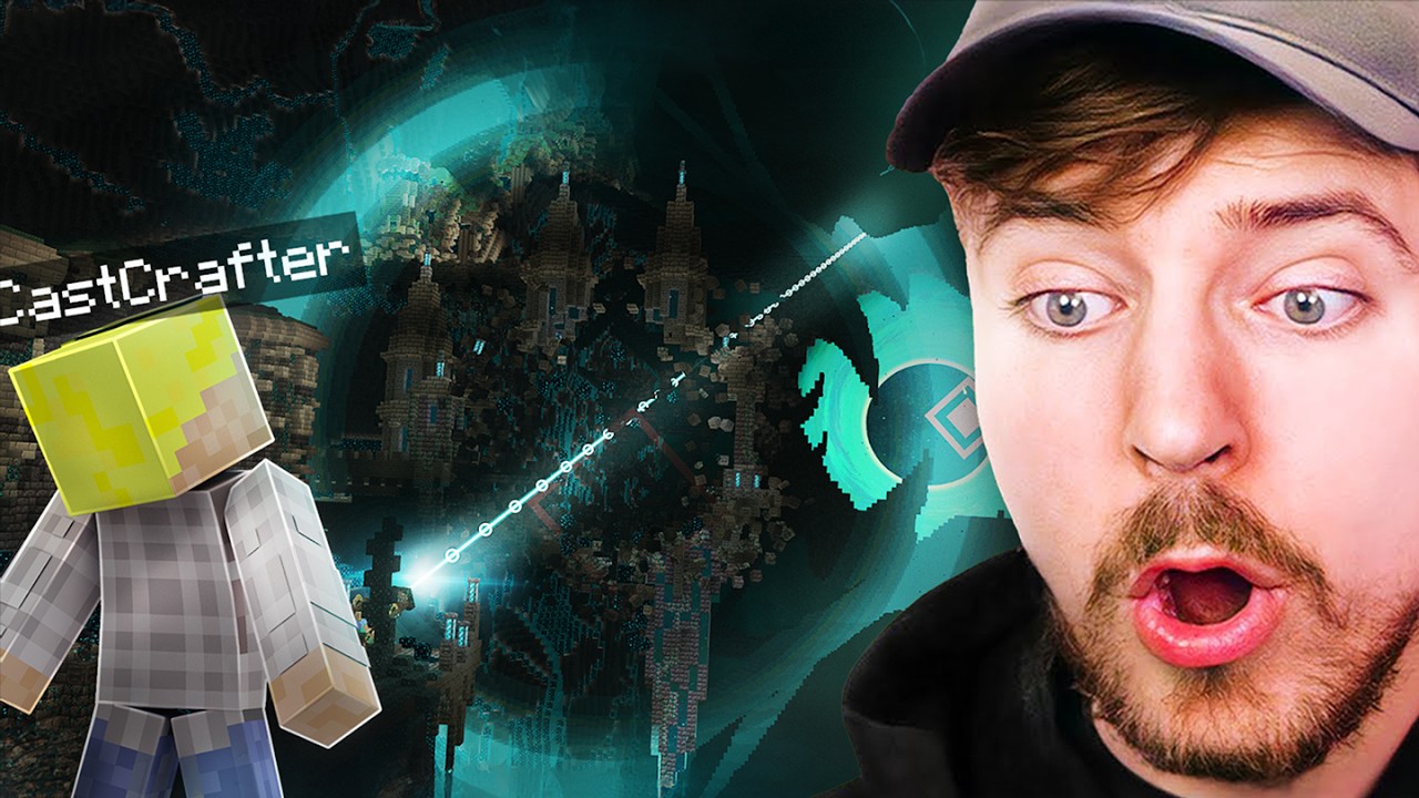 ICH SPIELE DIE 50.000$ Mr. Beast MINECRAFT MOD!