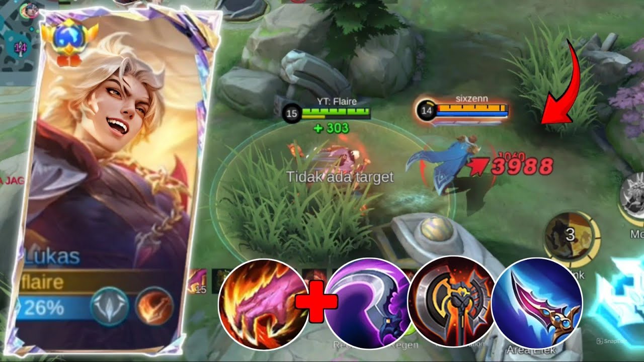 LUCAS JUNGLER BEST BUILD AND EMBLEM 2024!! NEW HERO LUCAS - MOBILE LEGENDS