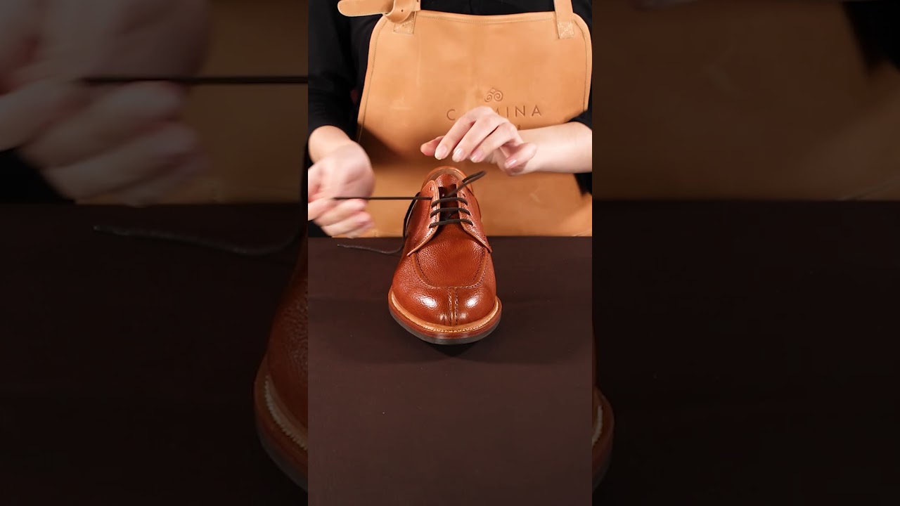 How to lace and tie &middot; CARMINA SHOEMAKER