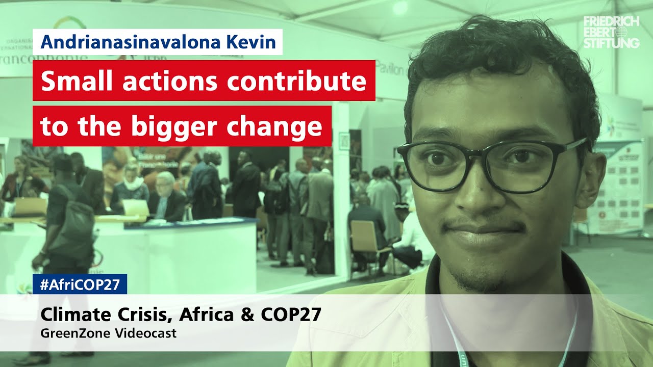 GreenZone videcast: Andrianasinavolana Kevin: &bdquo;Small actions contribute to the bigger change&rdquo;