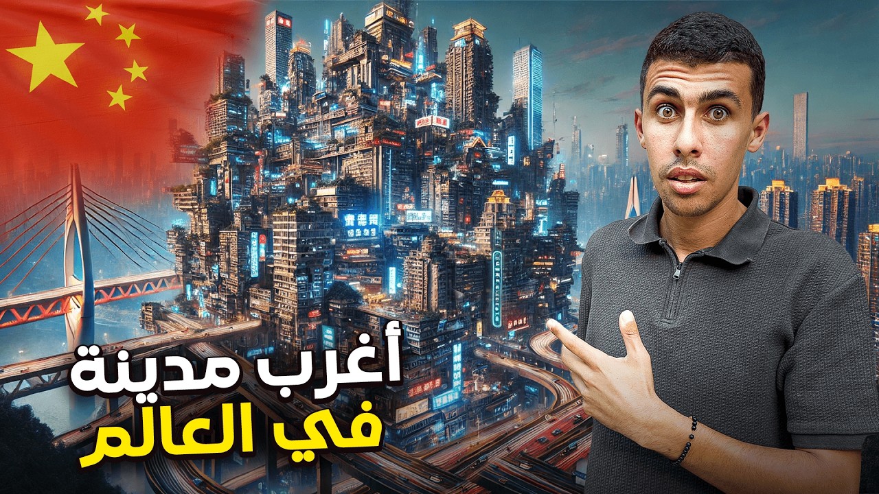 تهت في المدينة الاكثر جنونا في العالم مدينة تشونغتشينغ الصينية 🇨🇳🇨🇳
