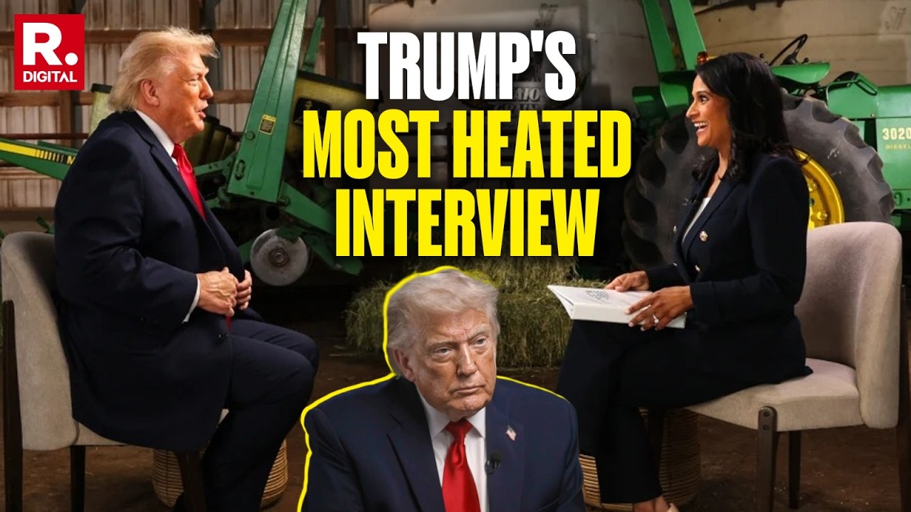 Trump Walks Out Of Interview, Calls Press Crooked After Hit With Questions On War & Rigged Elections