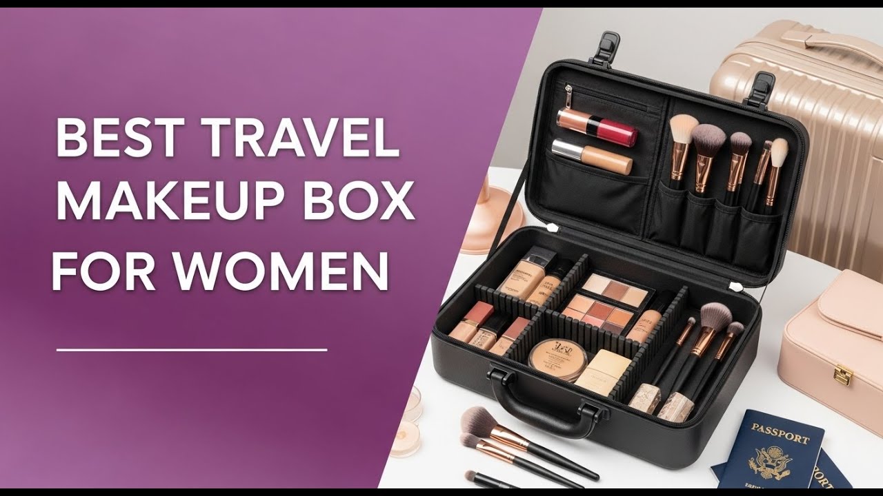 TOP 5 Best travel makeup box for women 2026 | Makeup vanity box review