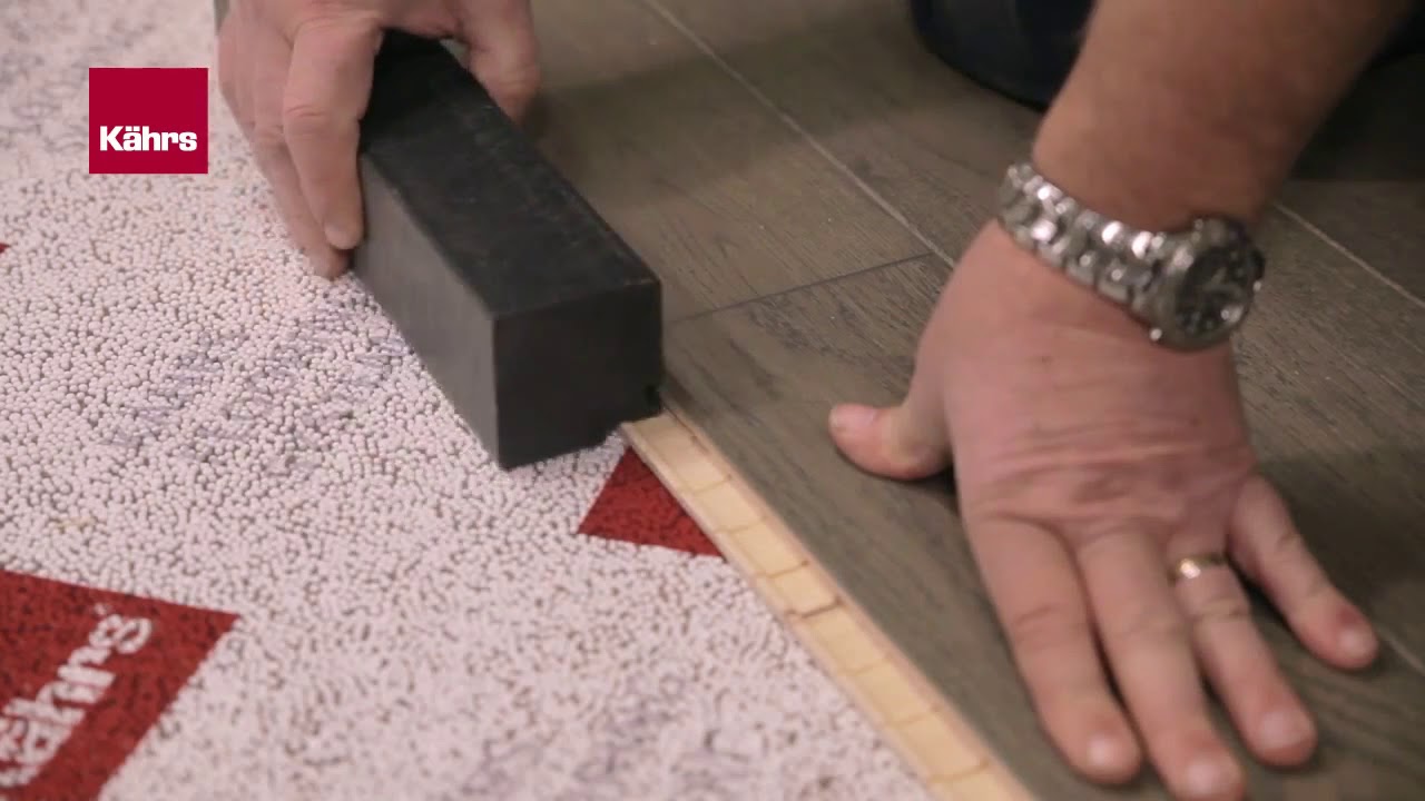 Инструкция по укладке паркетной доски Kahrs   закрытие замка Woodloc 5S