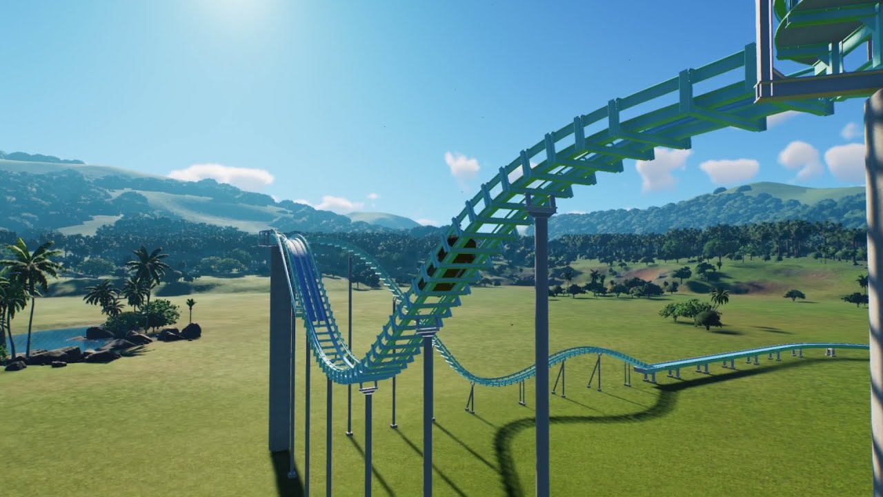 Atlantica Supersplash Recreation Europa Park Offride Planet Coaster 2 (made by Tobias_K_2011)