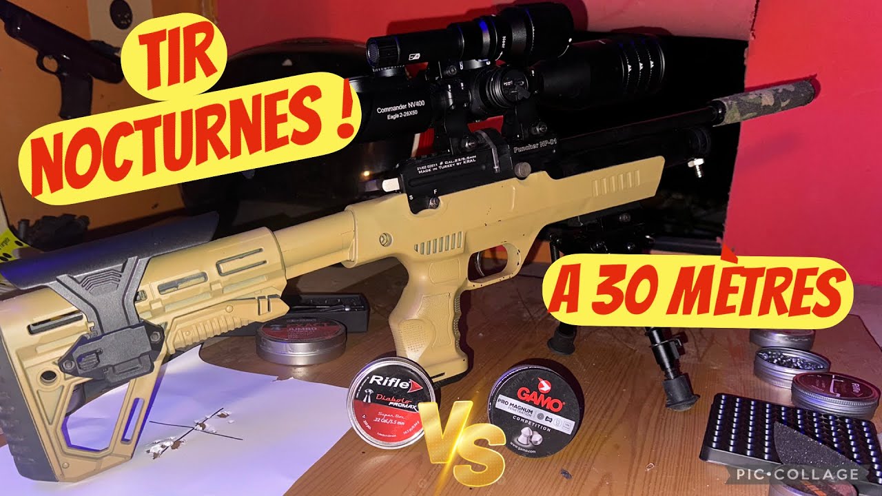 Lunette vison nocturne ! Tir de nuit avec le kral puncher Np-01 