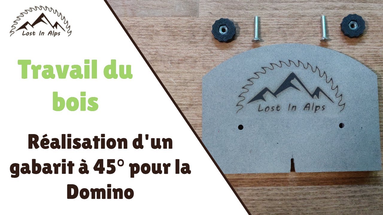 Gabarit à 45° pour la Domino Festool DF500