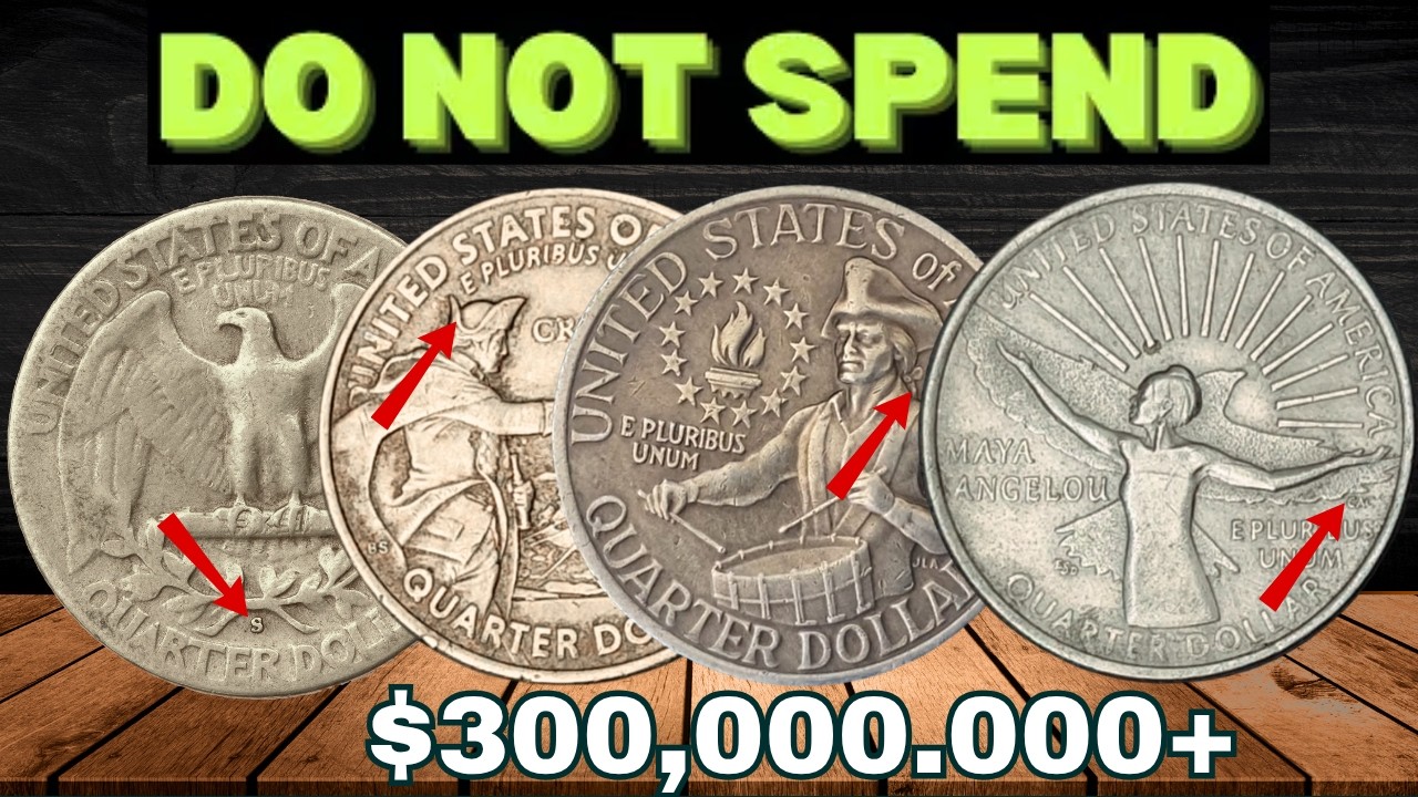 5 ULTRA-RARE WASHINGTON QUARTERS WORTH BIG MONEY | CHECK YOUR COINS NOW!