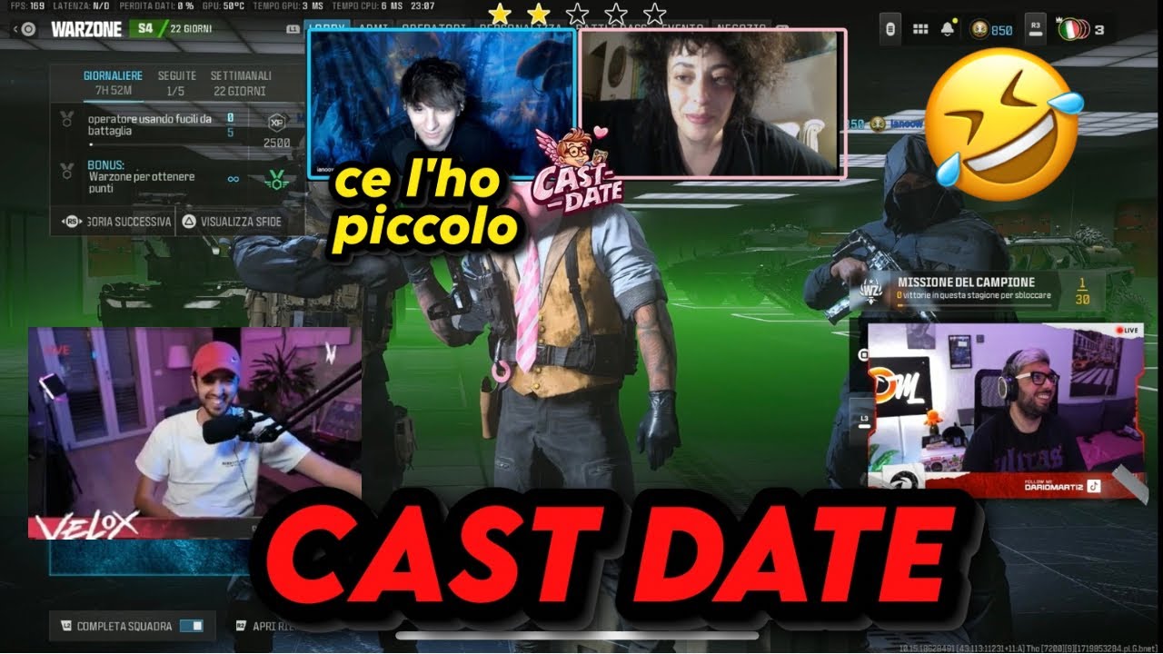 CAST DATE CON VELOX DARIO E IANO