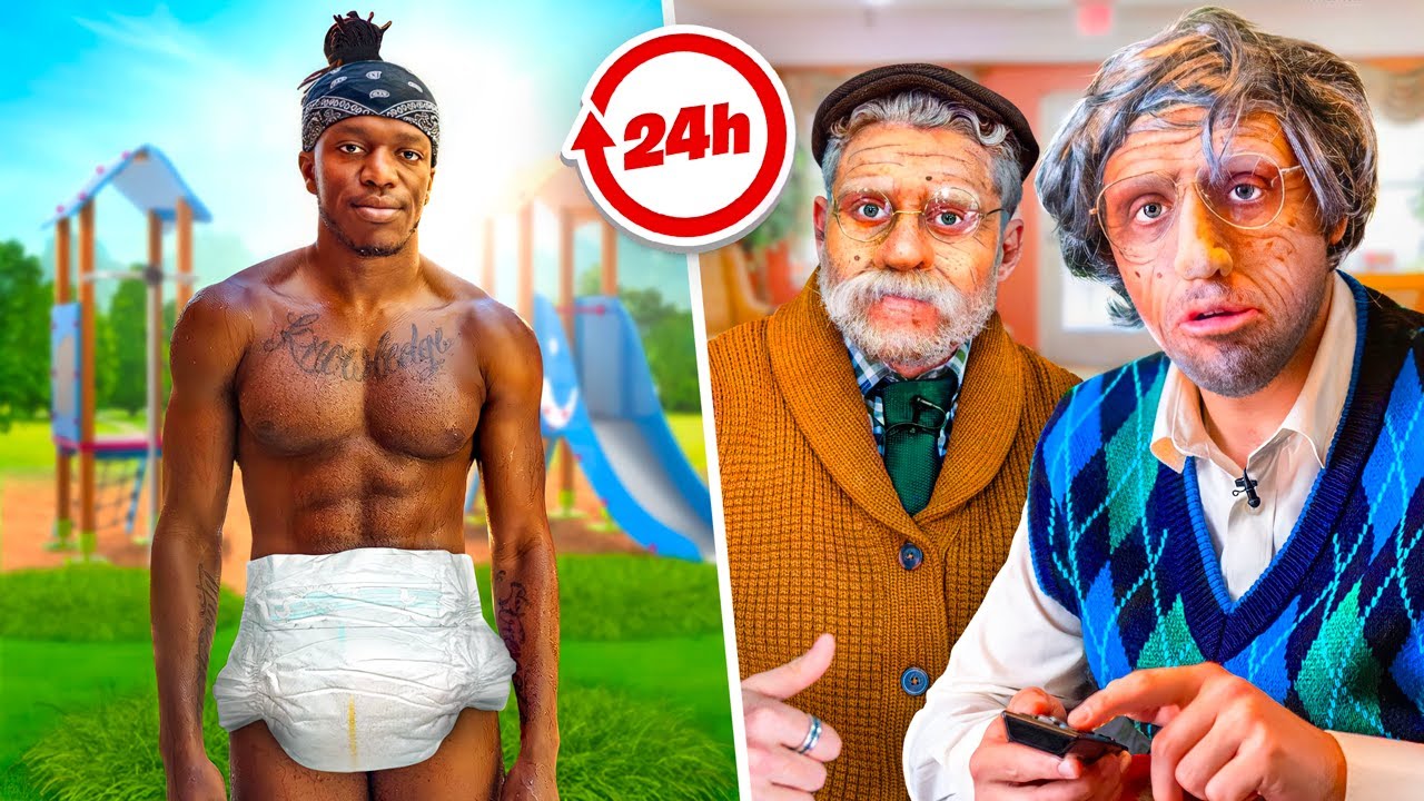 SIDEMEN OLD vs YOUNG FOR 24 HOURS CHALLENGE