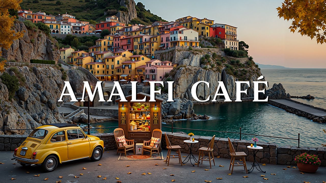 Amalfi Coast Caf&eacute; Jazz Music ☕ Relaxing Bossa Nova Instrumental for Calm Vibes & Productive Work