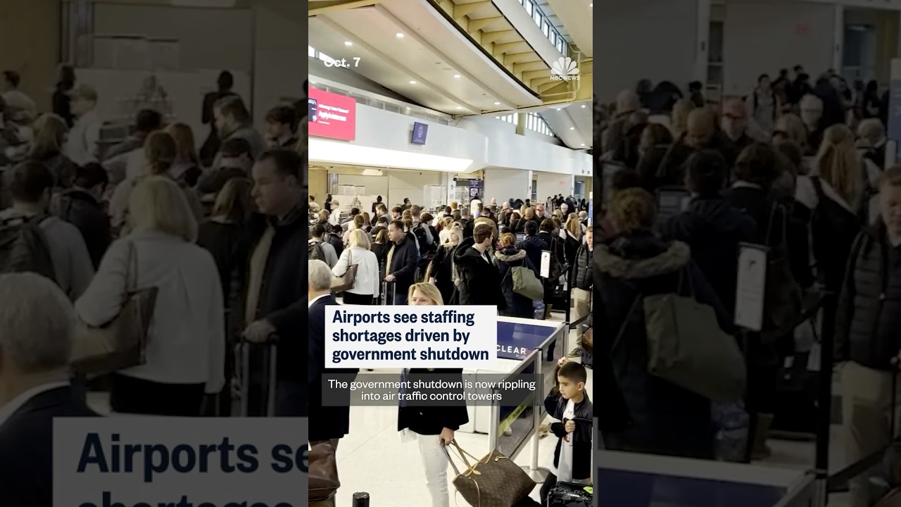 Airports see staffing shortages driven by government shutdown