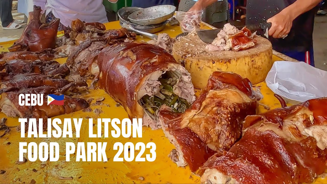 🇵🇭 [4K] Talisay Litson Food Park | Walking Tour 2023 | Cebu, Philippines