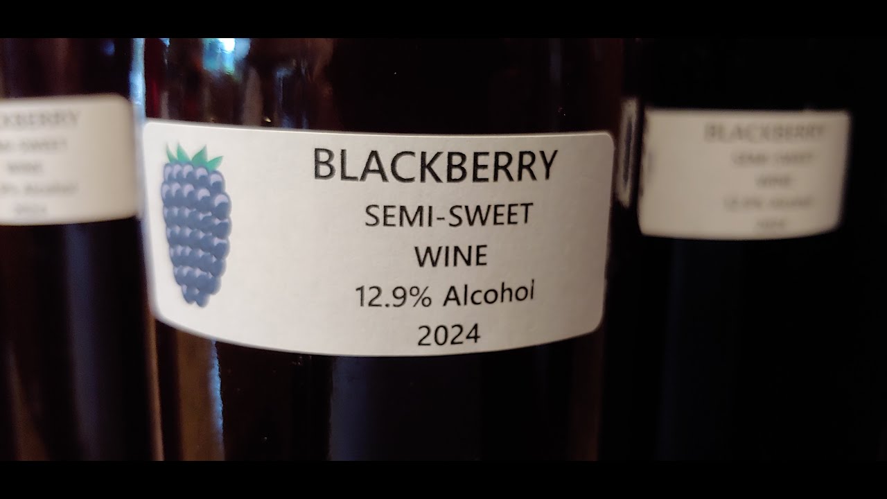 Making Blackberry Wine