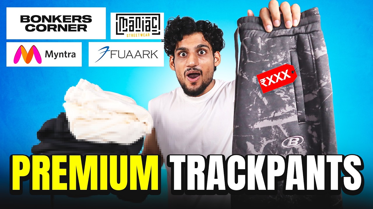 The Only PREMIUM Trackpants You Need🔥| Bonkers Corner, Fuaark, Maniac & More