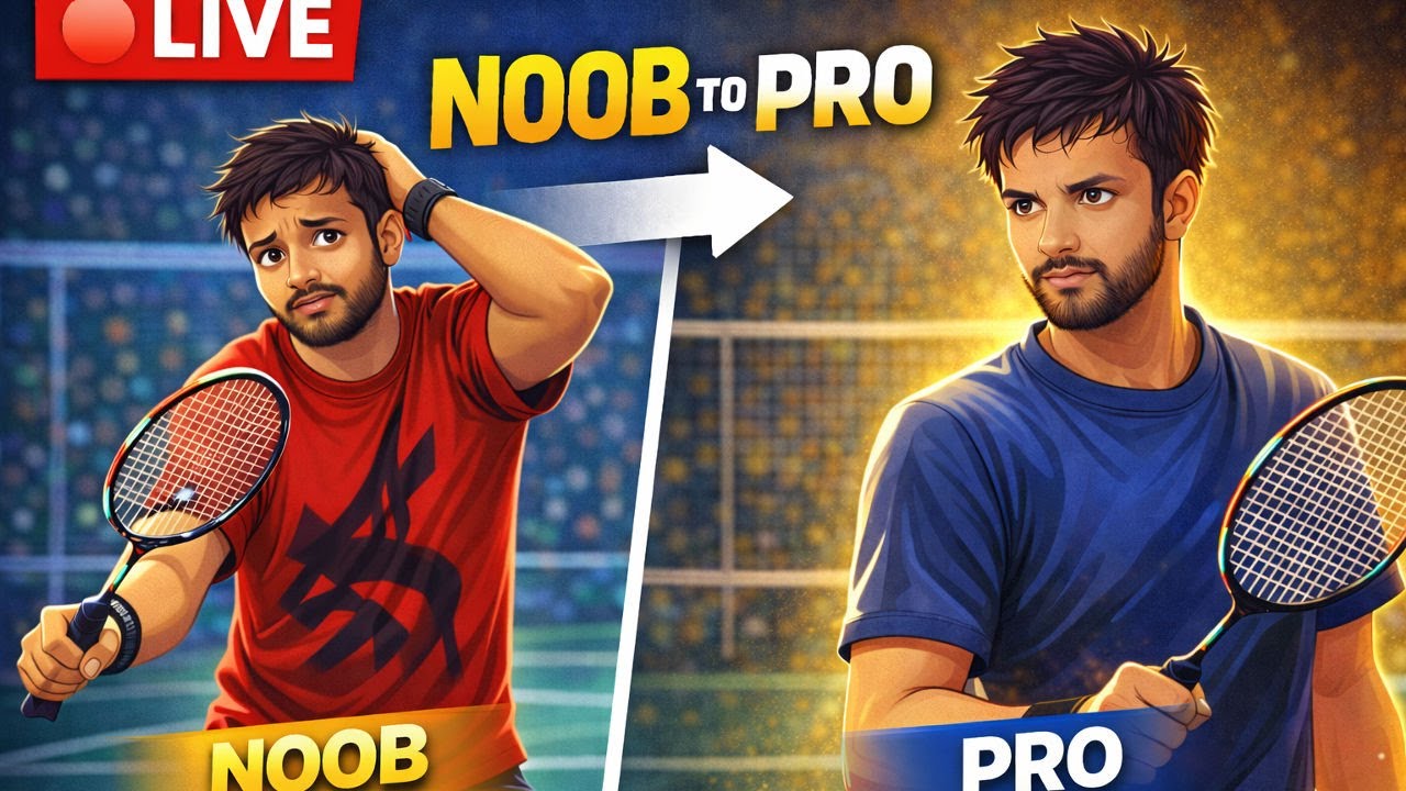 LIVE Badminton Practice 🏸 | Improving My Game in Real Time | Noob to Pro! DAY: 9/100