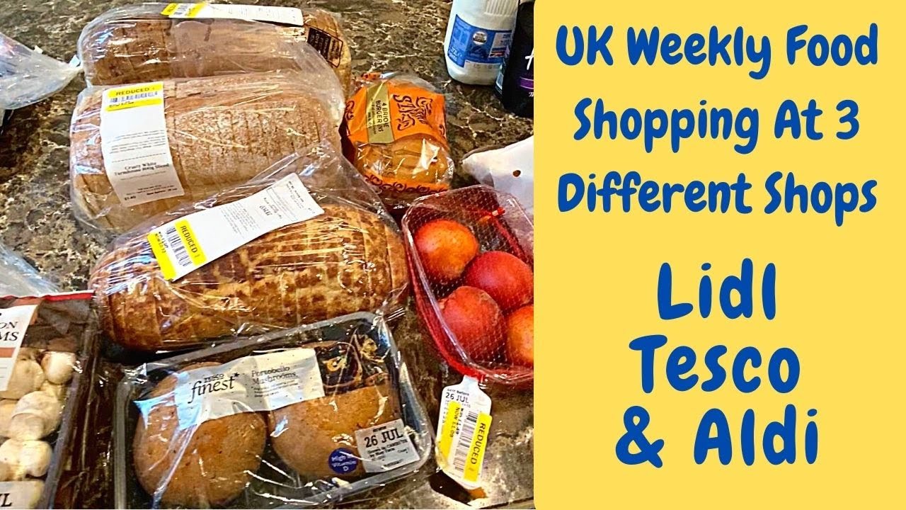 Weekly Food Shopping In The UK - Lots Of Reduced Priced Items :-)