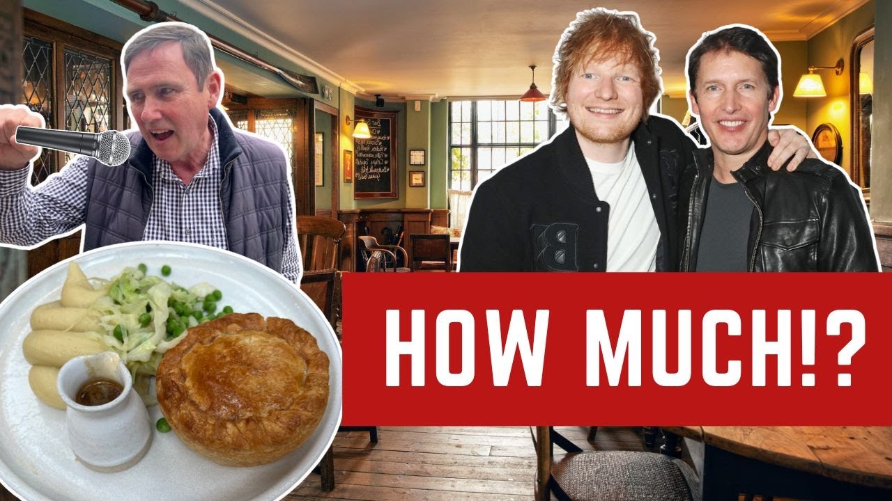 Reviewing JAMES BLUNT'S CELEBRITY PUB! HOW MUCH!?