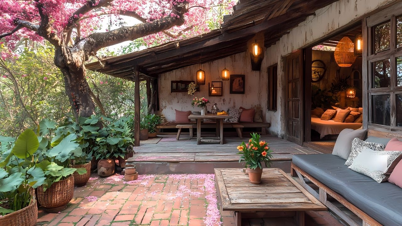 Cozy Courtyard Patio Inspiration 2025: Farmhouse Styles and Mediterranean With Beautifull Garden