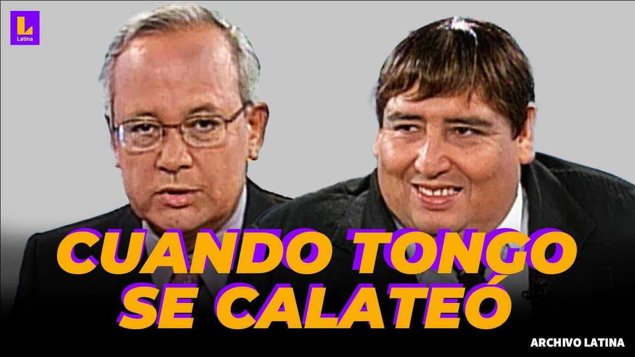 César Hildebrandt y 'Tongo' cuando postuló al Congreso: 