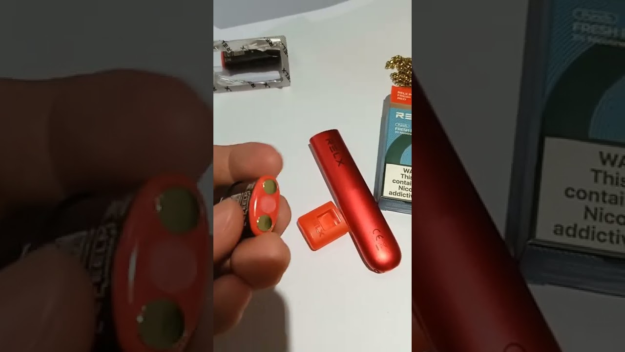 E-Cigarette New Refill Juice | RELX Vape Fresh red flavor Pod (Part 10 video clip)