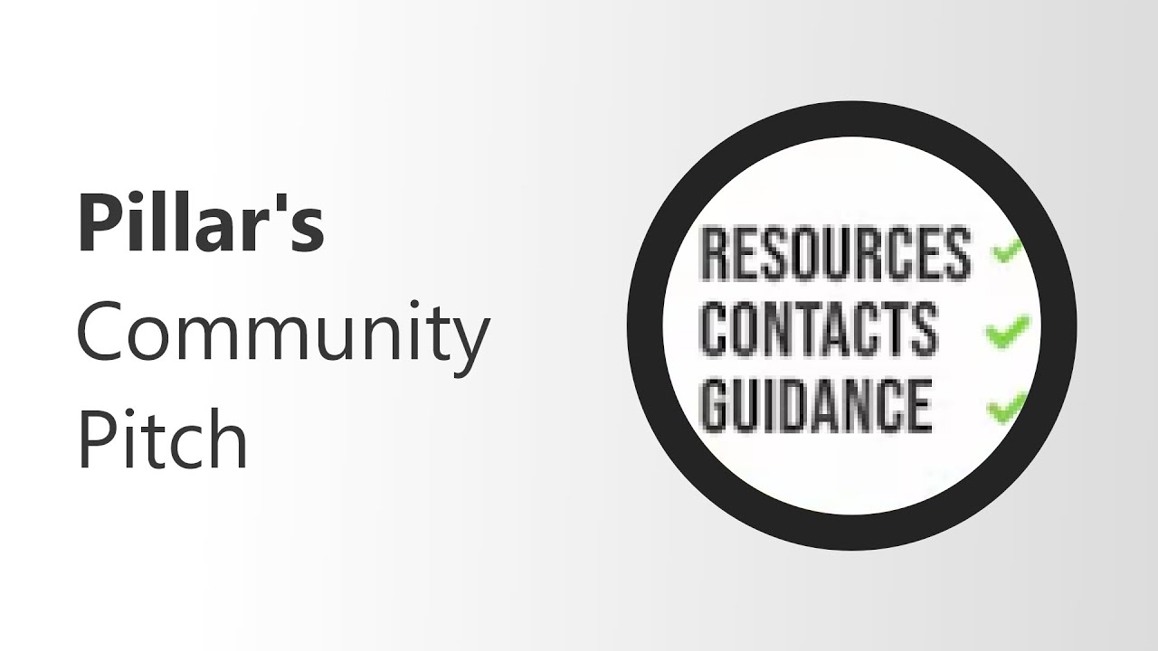 Pillar Community Pitch - Pillar Technology Ventures