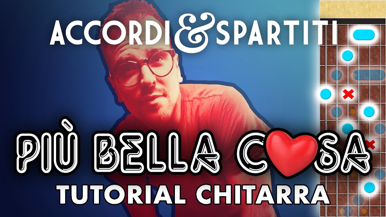 PIÙ BELLA COSA Tutorial Chitarra - Eros Ramazzotti