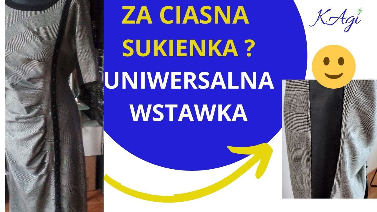 Poszerzanie sukienki. Czy są  Uniwersalne wstawki do ciasnych ubrań. Jak poszerzać za małe ubrania?