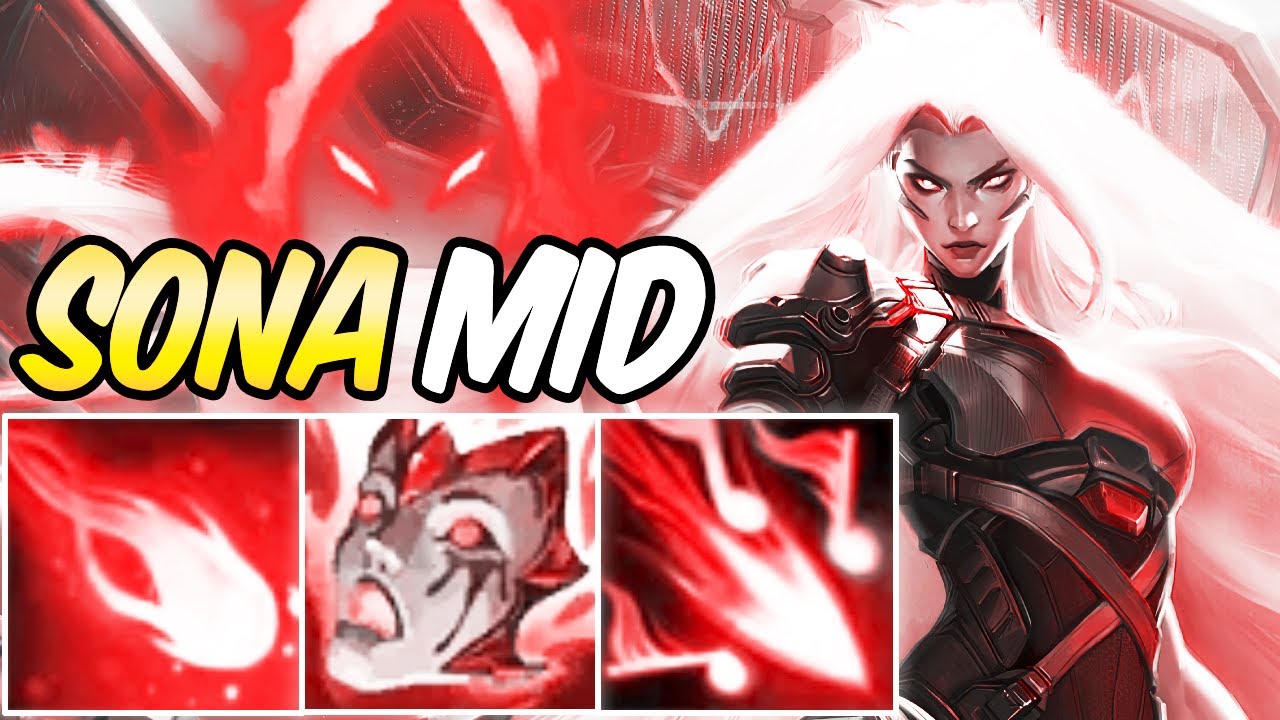 S+ PSYOPS SONA MID FULL AP BURST DARK HARVEST FULL CDR | New Build & Runes | League of Legends | S11