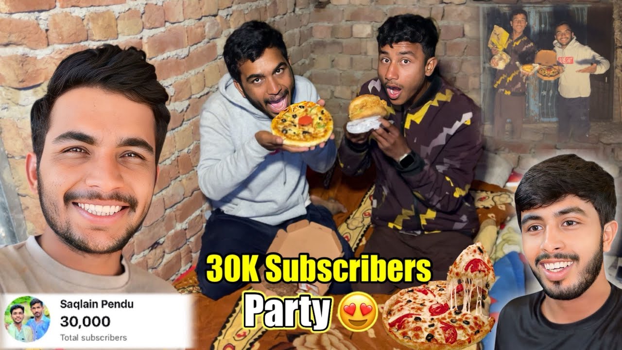 Raat Ko Haveli Main 30K Subscribers Ke Party 😍Goat Farming | Zohaib Pendu | Saqlain Pendu