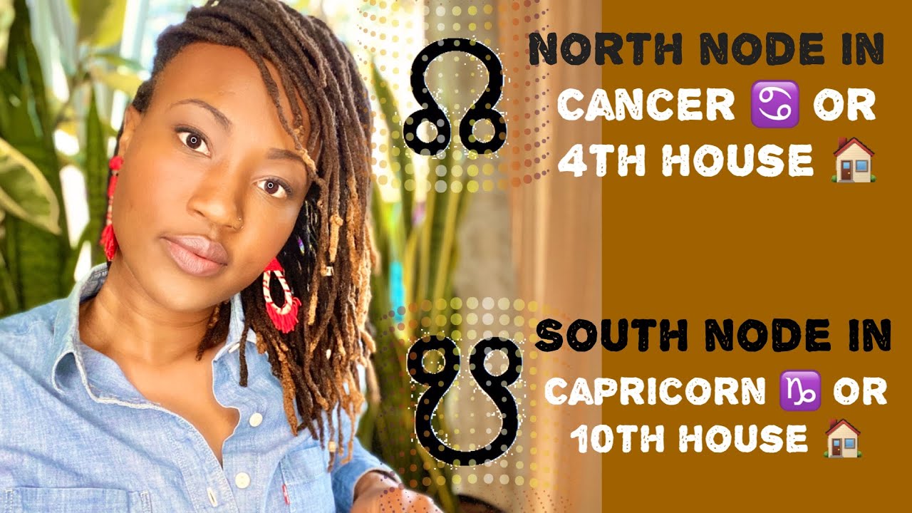 ⬆️🌙⬇️ North Node in Cancer ♋️ or 4th House 🏡 South Node in Capricorn ♑️ or 10th House 🏡