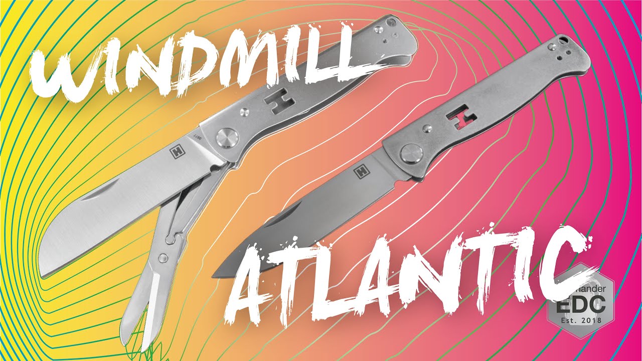 Real Steel Heinnie Windmill and Atlantic knives
